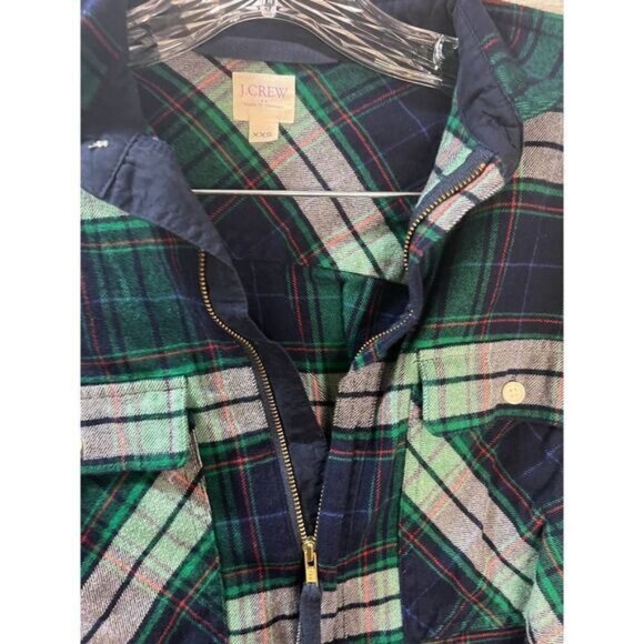 J Crew Womens Buffalo Check Shirt Jacket Popover XXS - Picture 4 of 5